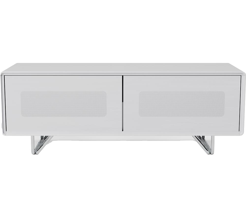 ALPHASON Apollo 1200 mm TV Stand for up to 60" TVs - White image number 3 of 5