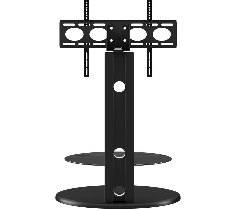 Image of ALPHASON Argon 725 mm TV Stand with Bracket - Black, Black