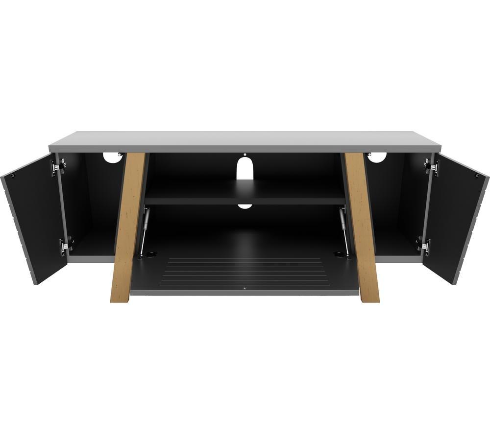 ALPHASON Florence 1200 mm TV Stand for up to 60" TVs - Grey & Oak image number 3 of 5