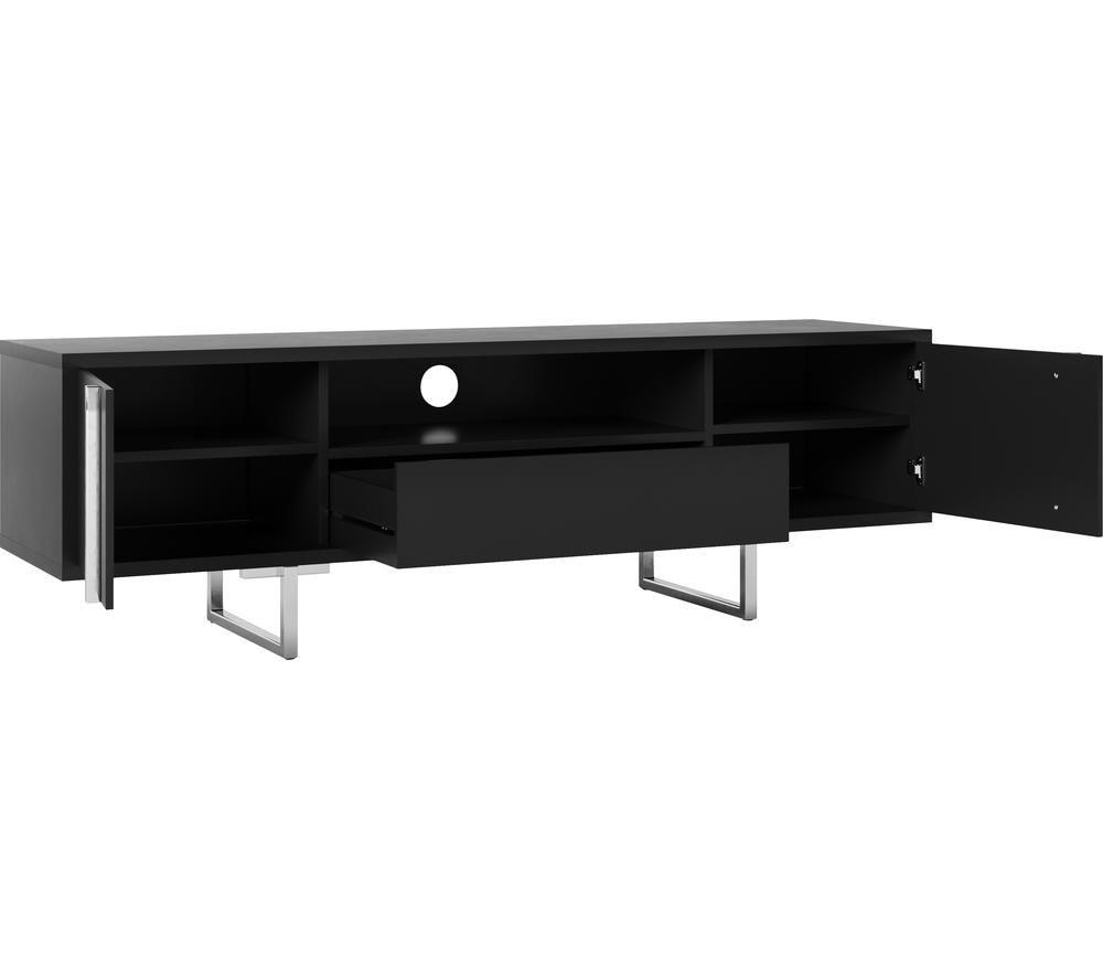 ALPHASON Gallium 1600 mm TV Stand for up to 75" TVs - Black image number 3 of 6