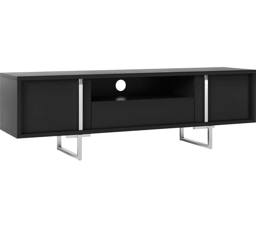 ALPHASON Gallium 1600 mm TV Stand for up to 75" TVs - Black image number 5 of 6