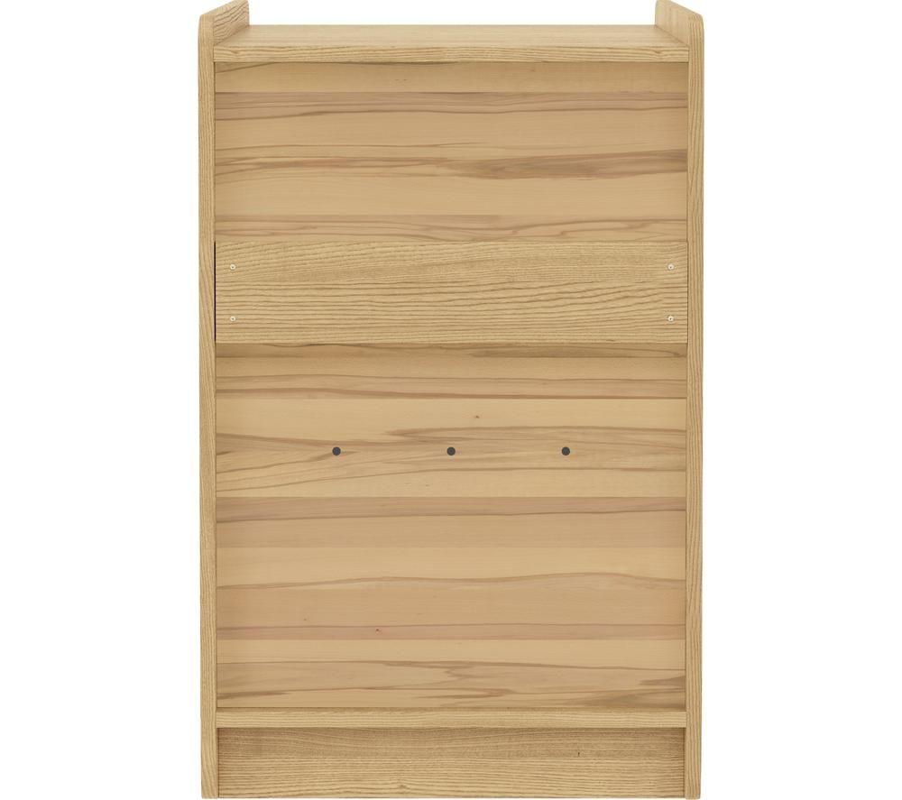 ALPHASON Oslo ATTS1101 Turntable Stand - Light Oak & White image number 3 of 4