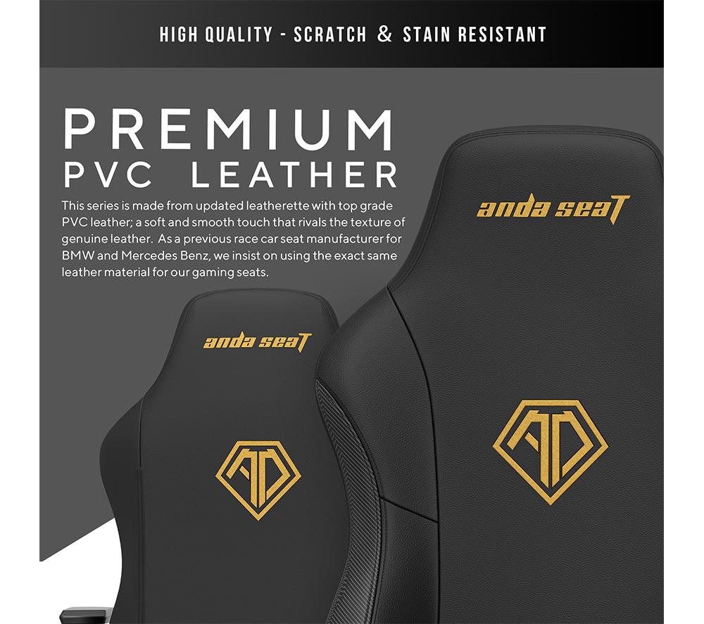 ANDASEAT Phantom 3 Series Gaming Chair - Elegant Black image number 5 of 9