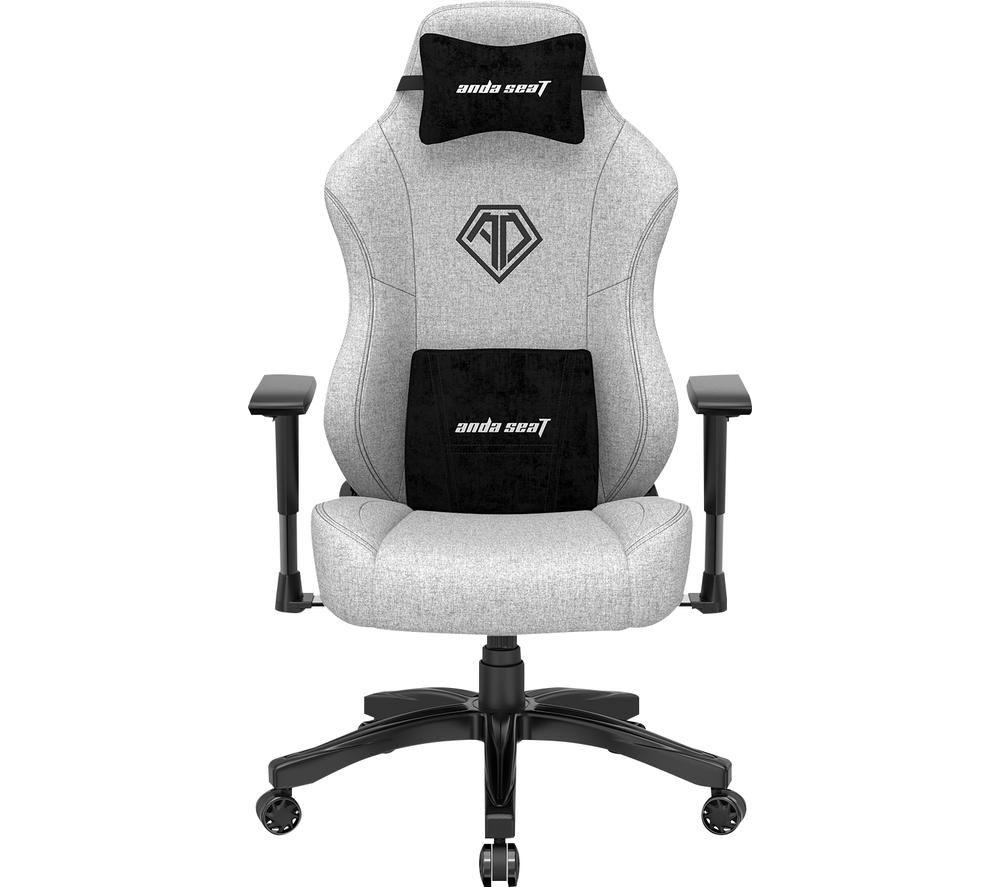 ANDASEAT Phantom 3 Series Gaming Chair - Ash Grey, Silver/Grey