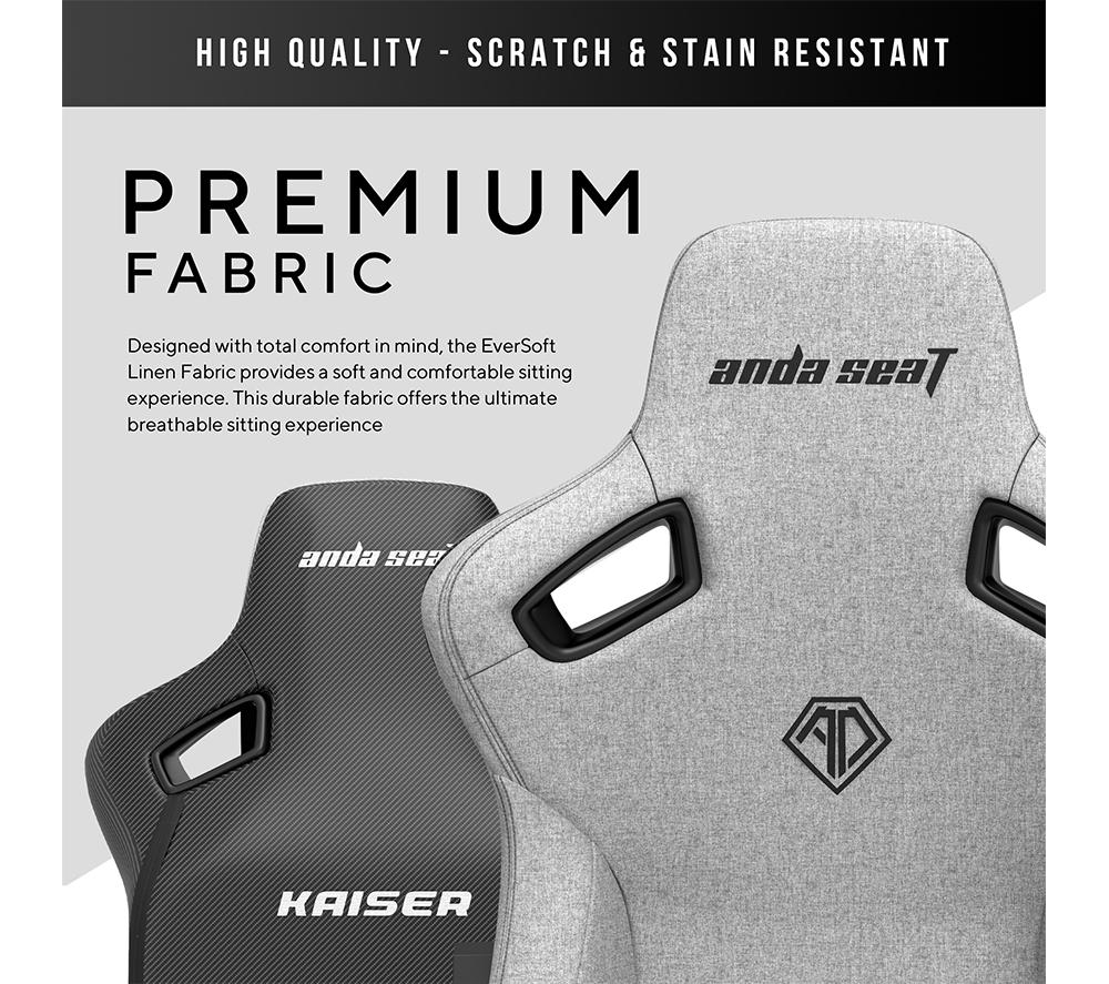 ANDASEAT Kaiser 3 Series Premium Gaming Chair - Ash Grey image number 5 of 9