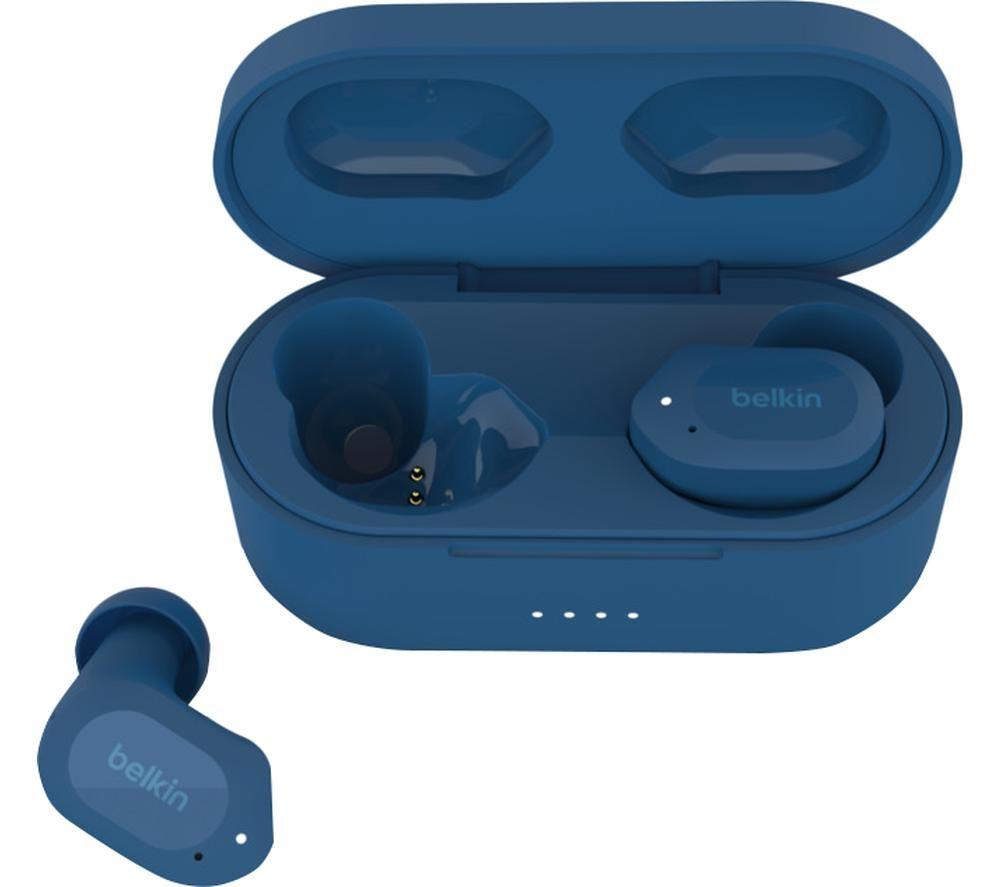 BELKIN SoundForm Play Wireless Bluetooth Earbuds - Blue image number 2 of 7