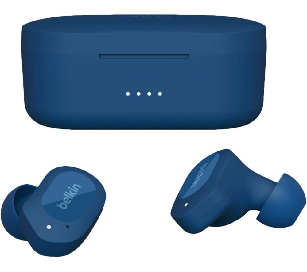 BELKIN SoundForm Play Wireless Bluetooth Earbuds - Blue image number 7 of 7