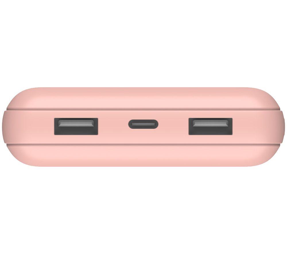 BELKIN 20000 mAh Portable Power Bank with 15 W USB-C Boost Charge - Rose Gold image number 3 of 5
