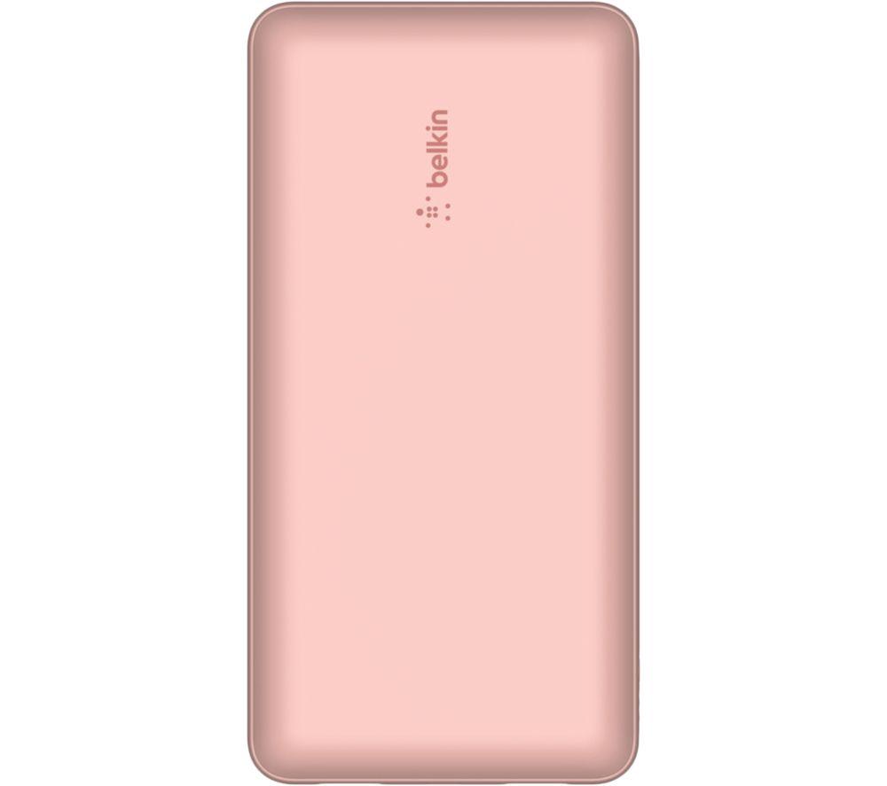 BELKIN 20000 mAh Portable Power Bank with 15 W USB-C Boost Charge - Rose Gold image number 5 of 5