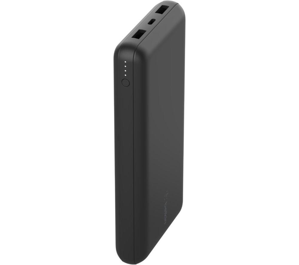 Belkin 20000 mAh Portable Power Bank with 15 W USB-C Boost Charge - Black, Black