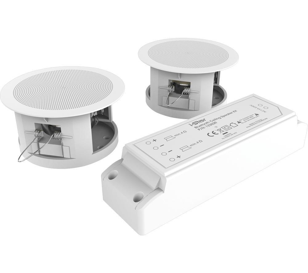 Buy I STAR 12302R Bluetooth Ceiling Speaker Kit 2 Speakers, White