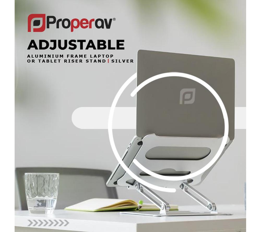 PROPERAV Riser P-LSA1 Laptop Stand - Silver image number 2 of 7