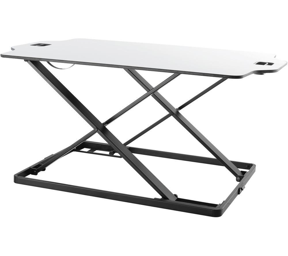 PROPERAV DESK08W Stand Up Desk Workstation - White image number 2 of 6