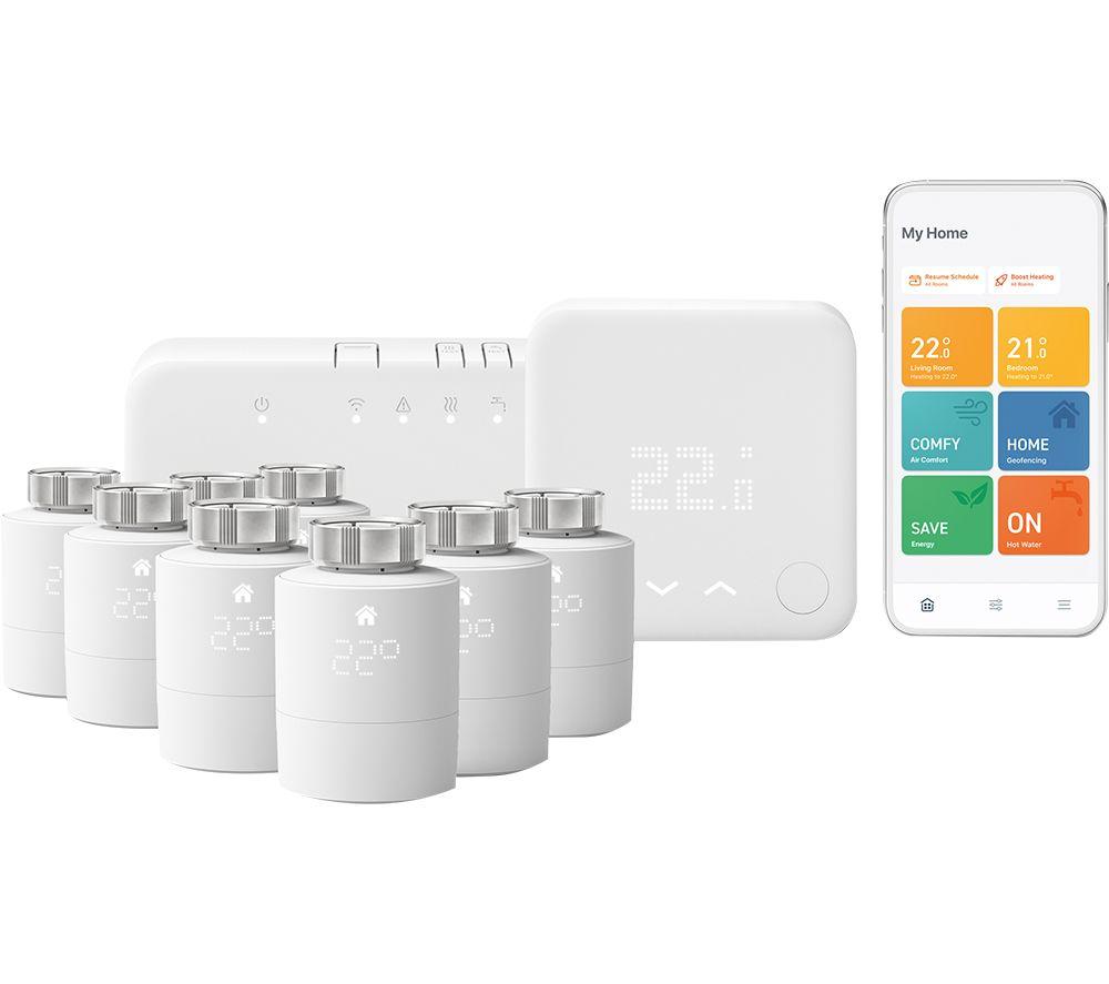 TADO Wireless Smart Thermostat Starter Kit V3 with 8 Smart Radiator