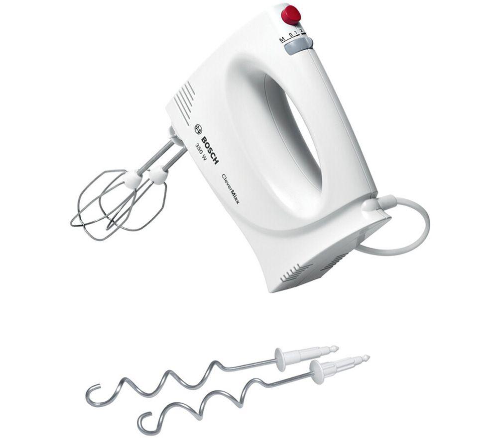 BOSCH CleverMixx MFQ3030GB Hand Mixer - White, White