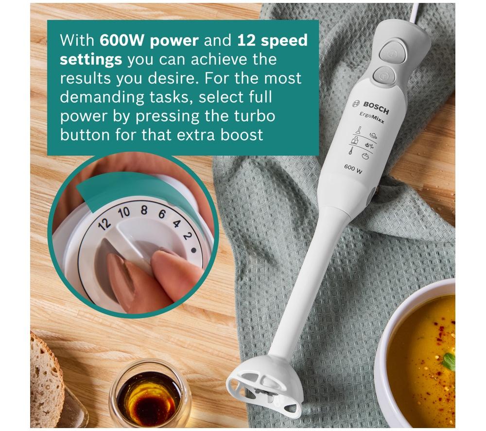 BOSCH ErgoMixx MSM66020GB Hand Blender - White image number 4 of 13