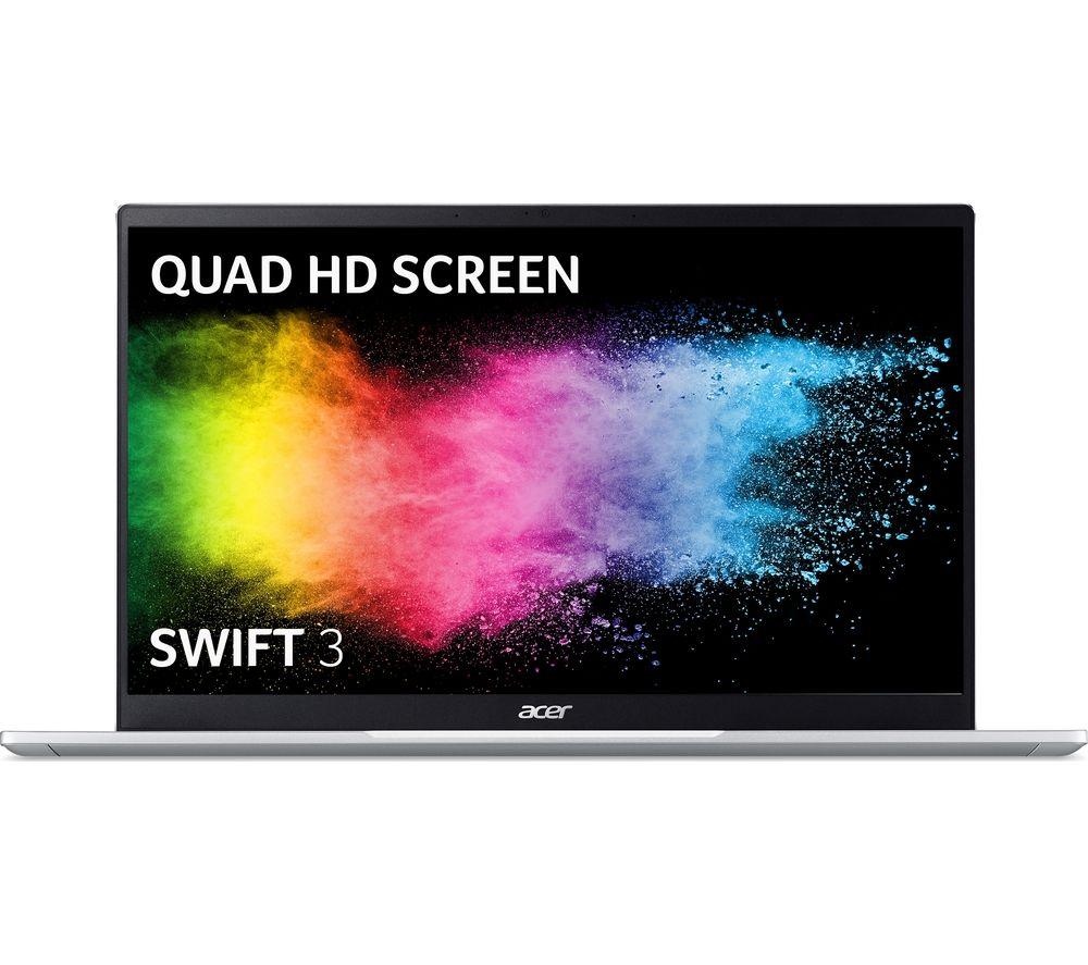 ACER Swift 3 14" Laptop - Intel®Core i7, 1 TB SSD, Silver, Silver/Grey