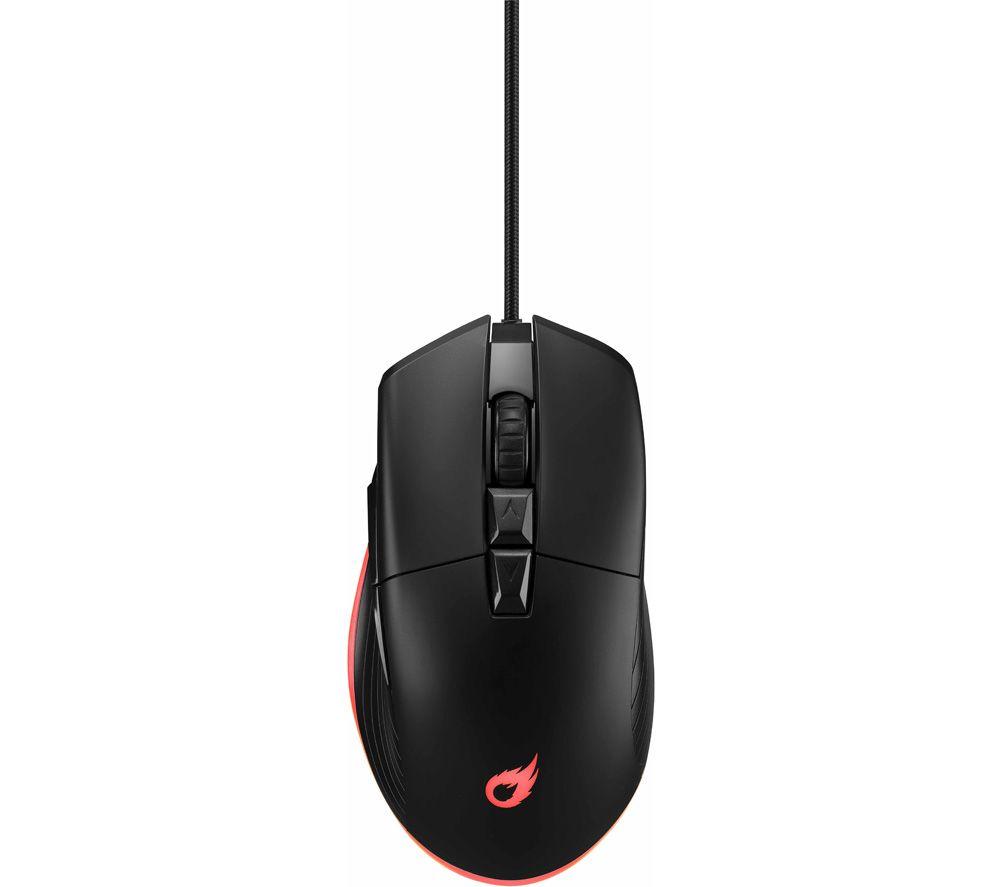 ADX ADXM0923 RGB Optical Gaming Mouse, Black