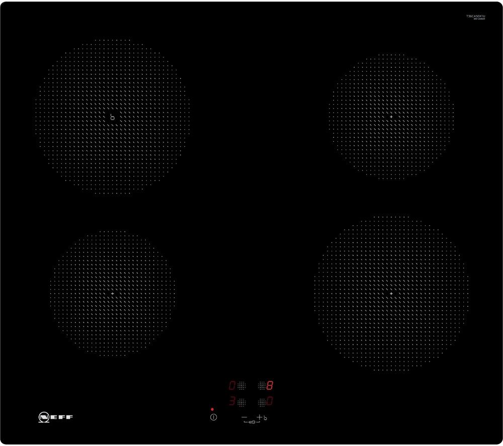 NEFF N30 T36CA50X1U 59 cm Electric Induction Hob - Black, Black