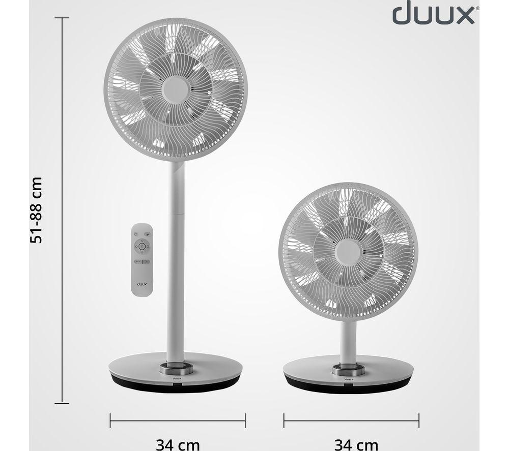 DUUX Whisper Flex DXCF19UK 13.4" Smart Cordless Pedestal Fan without Battery Pack - Grey image number 11 of 12