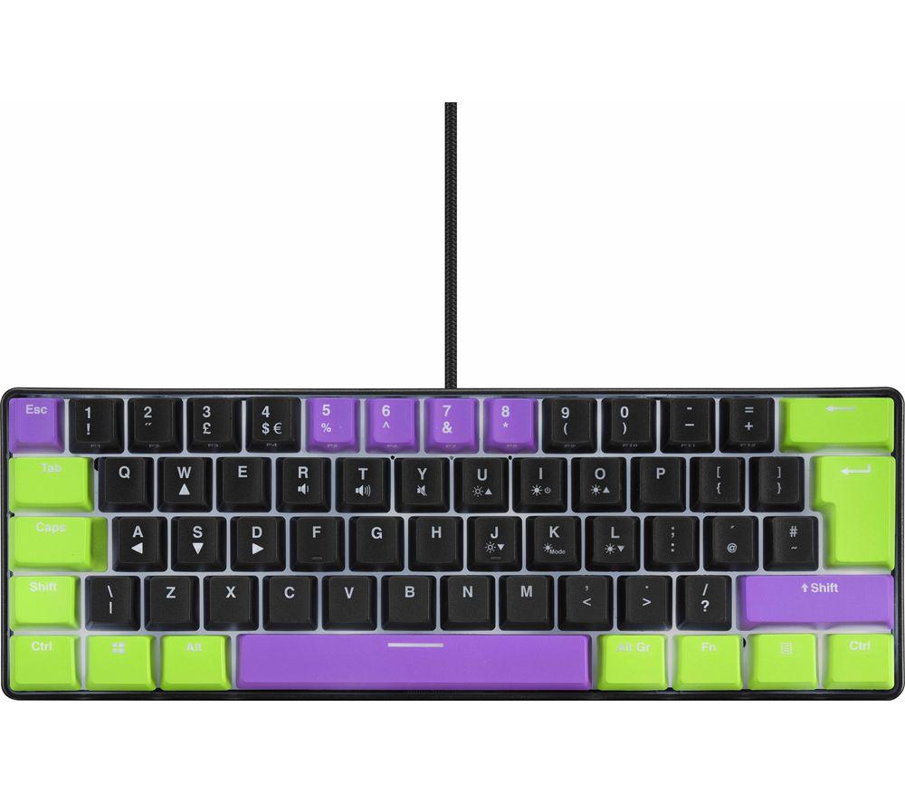 Buy ADX Firefight Core 23 Gaming Keyboard Black, Green & Pink Currys