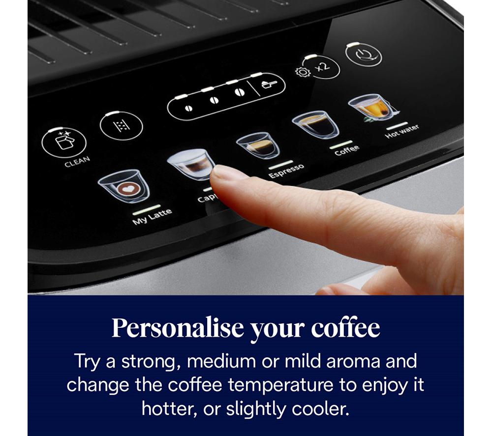 DELONGHI Magnifica Evo ECAM290.61.SB Bean to Cup Coffee Machine - Silver image number 7 of 12