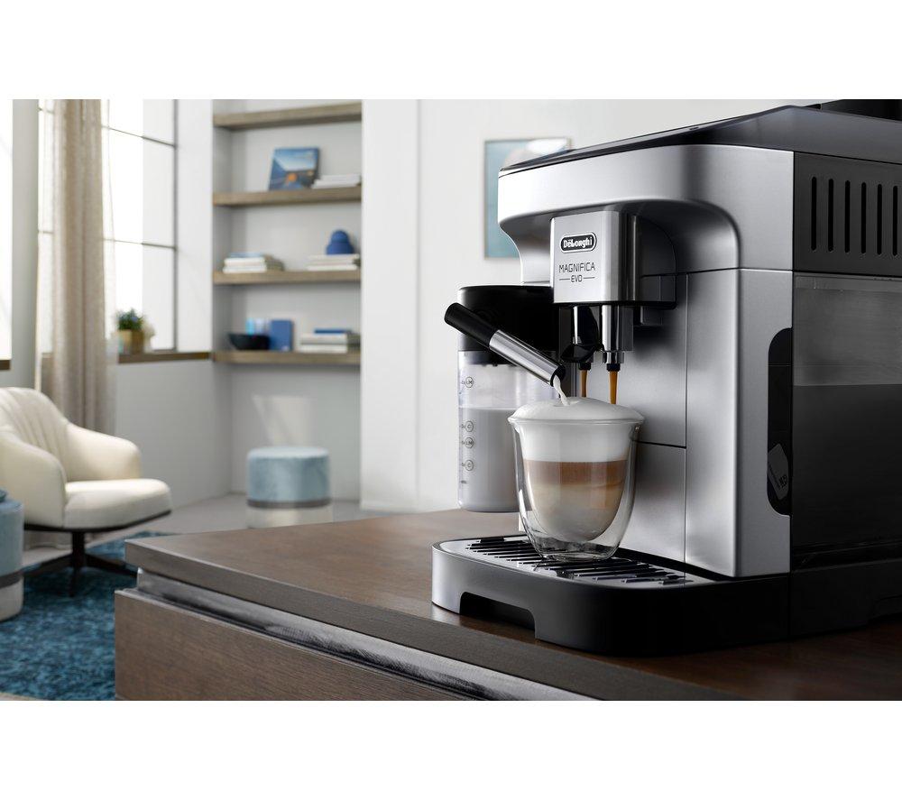 DELONGHI Magnifica Evo ECAM290.61.SB Bean to Cup Coffee Machine - Silver image number 11 of 12
