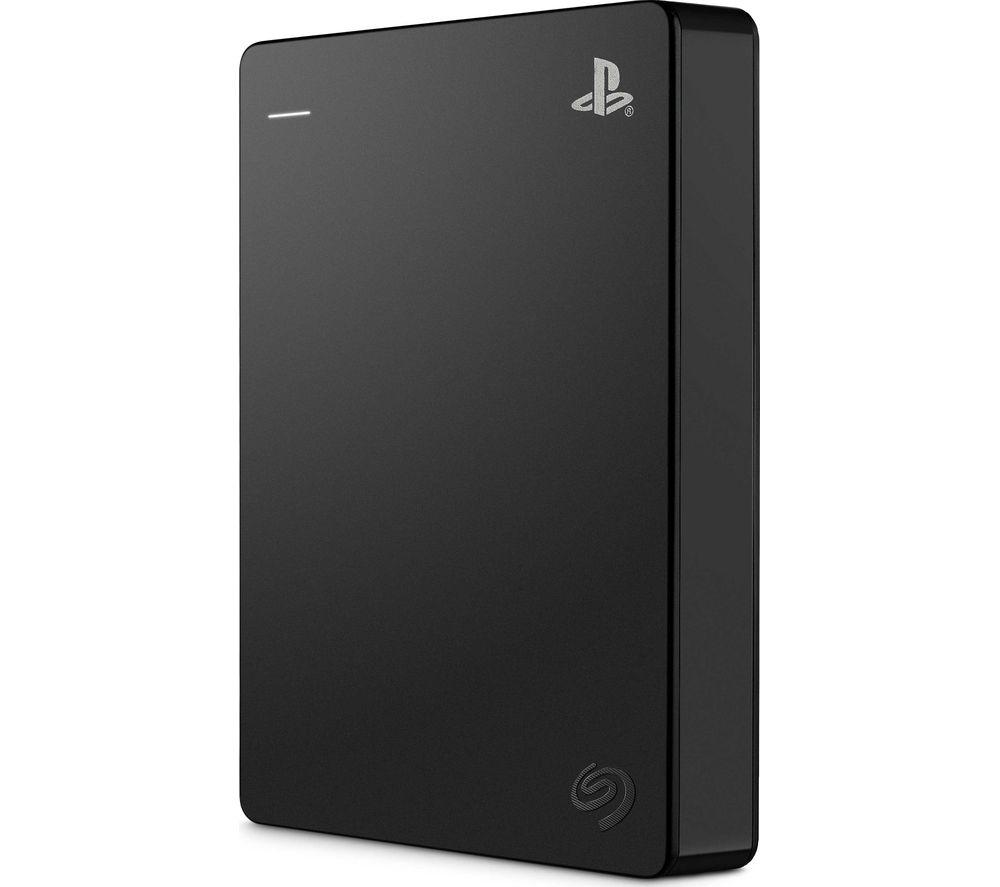 SEAGATE Gaming Hard Drive for PlayStation - 4 TB, Black, Black
