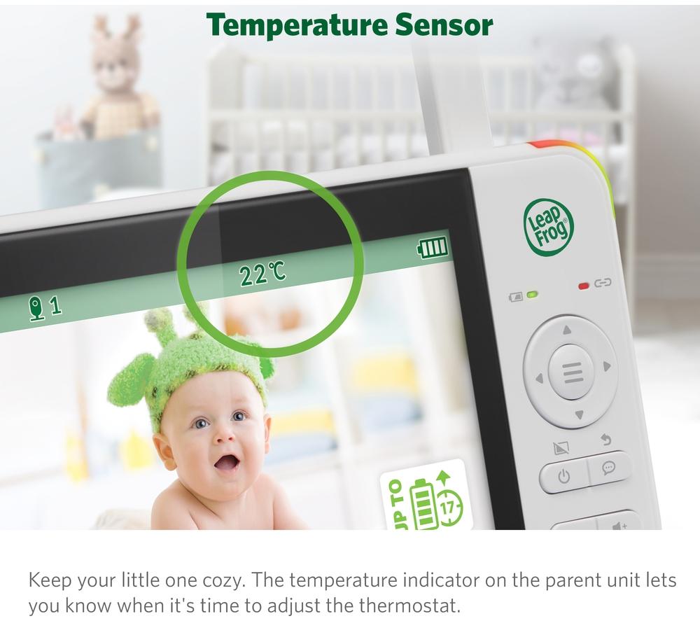 LEAPFROG LF2415 5" HD Video Baby Monitor - White image number 9 of 9