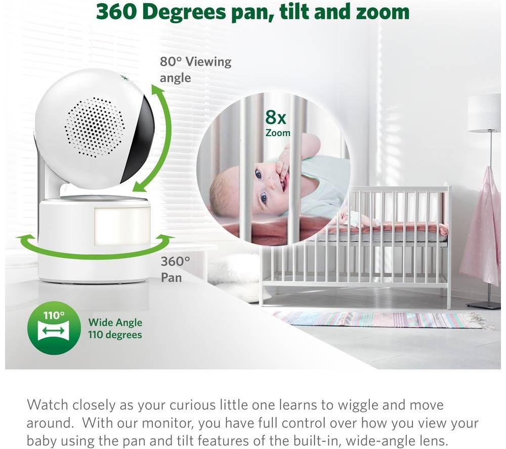 LEAPFROG LF915HD 5" HD Ready Pan & Tilt Video Baby Monitor - White image number 3 of 18