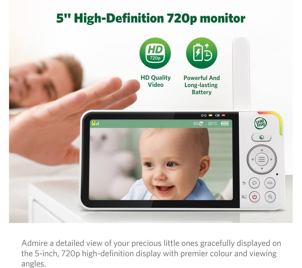 LEAPFROG LF915HD 5" HD Ready Pan & Tilt Video Baby Monitor - White image number 6 of 18
