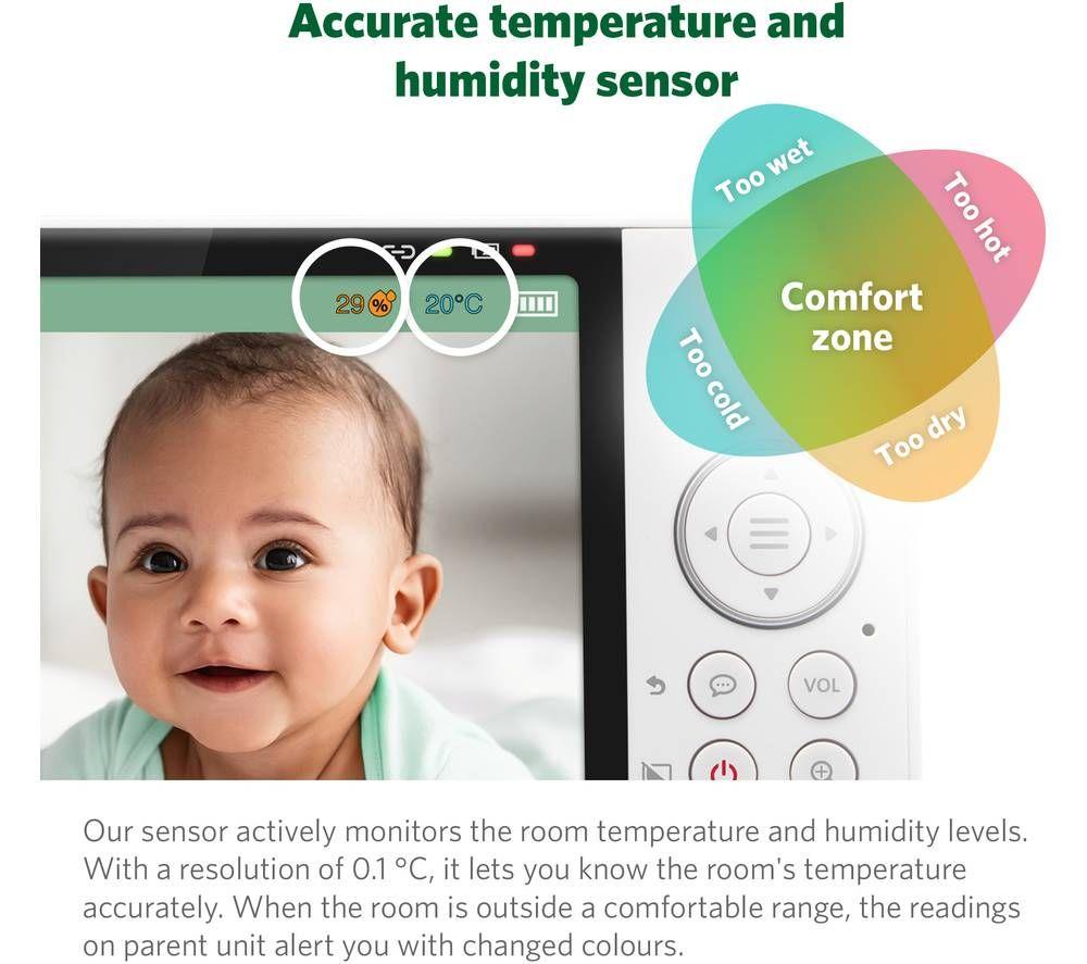 LEAPFROG LF915HD 5" HD Ready Pan & Tilt Video Baby Monitor - White image number 14 of 18