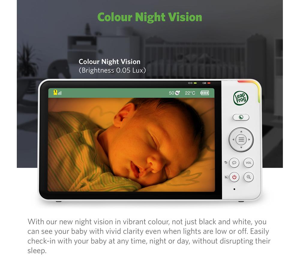 LEAPFROG LF920HD 7" Video Baby Monitor - White image number 4 of 11