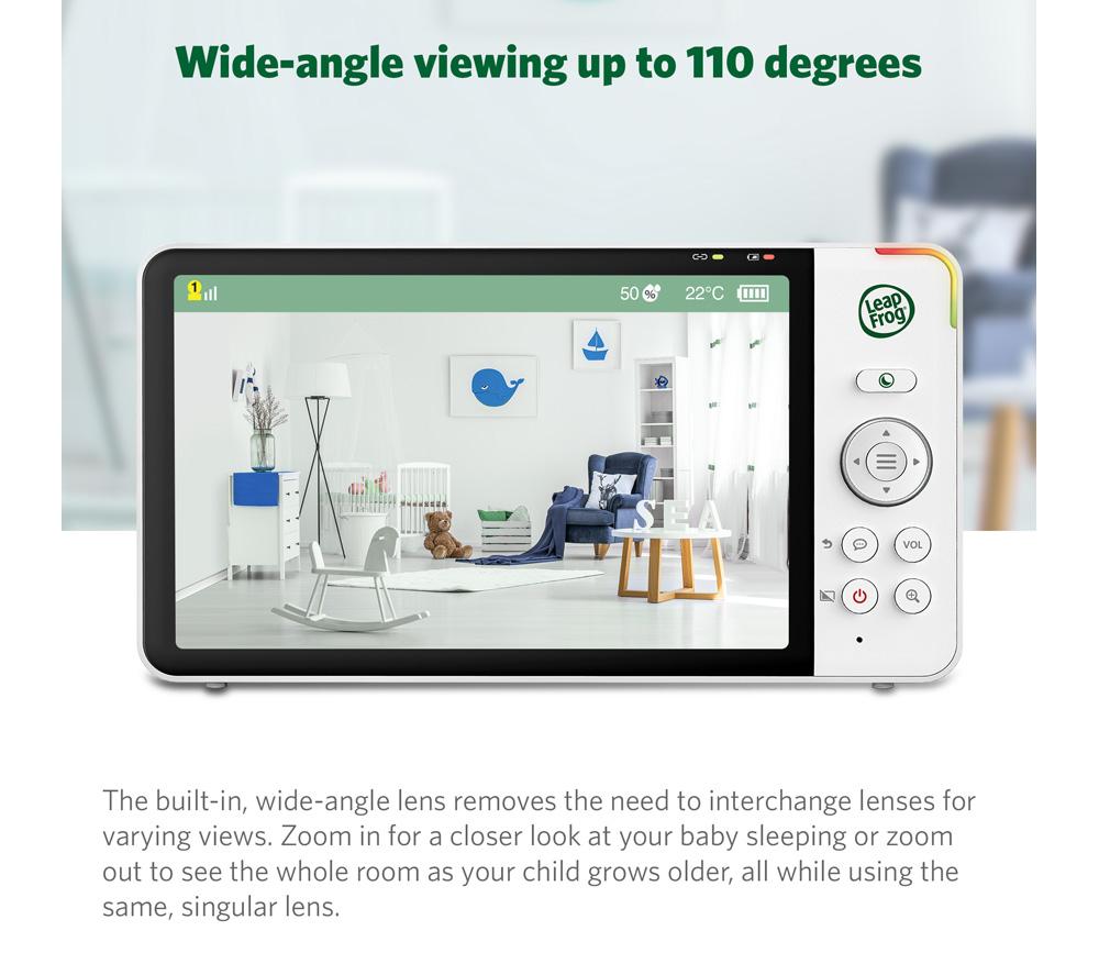 LEAPFROG LF920HD 7" Video Baby Monitor - White image number 10 of 11
