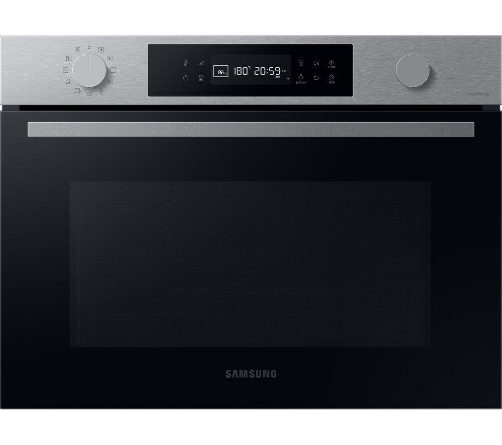 SAMSUNG Series 4 NQ5B4553FBS/U4 Built-in Compact Combination Microwave - Stainless Steel, Stainless 