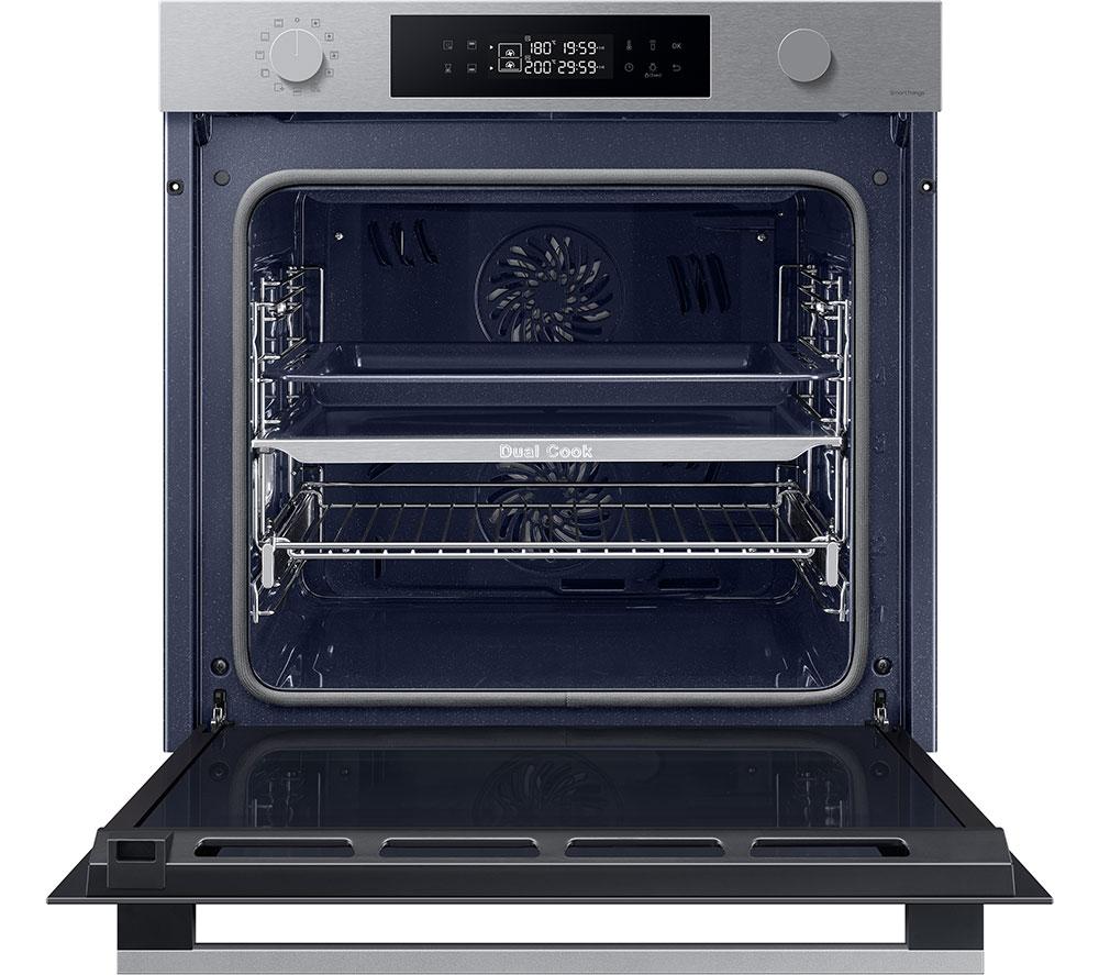 SAMSUNG Series 4 Dual Cook Flex NV7B4430ZAS/U4 Electric Pyrolytic Smart Oven - Stainless Steel image number 2 of 12