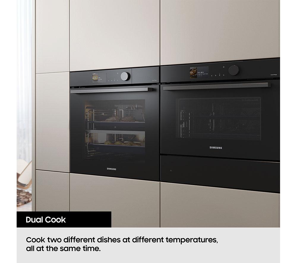 SAMSUNG Series 4 Dual Cook Flex NV7B4430ZAS/U4 Electric Pyrolytic Smart Oven - Stainless Steel image number 8 of 12