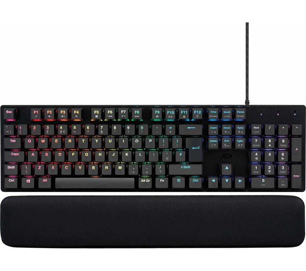 Image of ADX Firefight Pro Mechanical Gaming Keyboard, Black