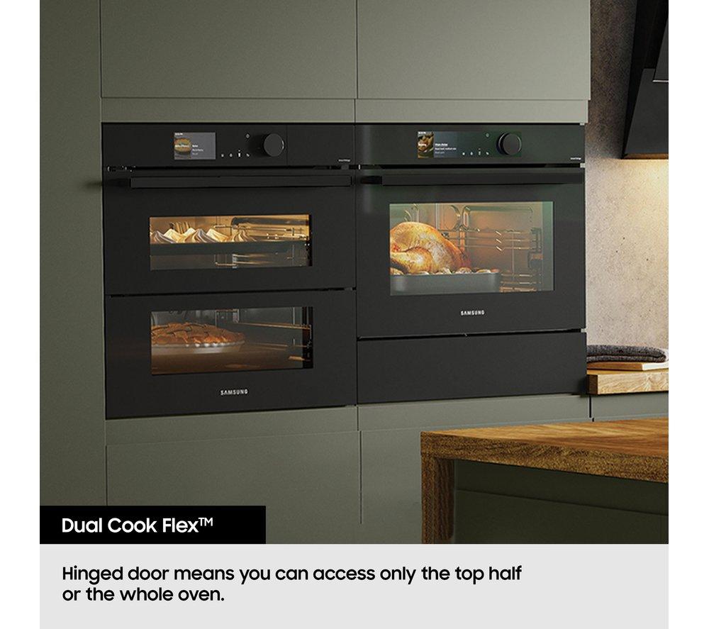 SAMSUNG Series 5 Dual Cook Flex NV7B5750T/AK U4 Electric Pyrolytic Smart Oven - Black image number 7 of 12