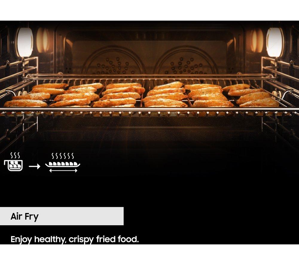 SAMSUNG Series 5 Dual Cook Flex NV7B5750T/AK U4 Electric Pyrolytic Smart Oven - Black image number 8 of 12