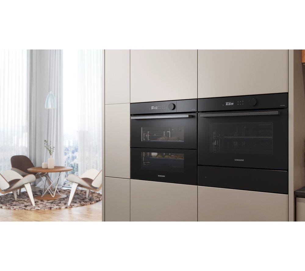 SAMSUNG Series 5 Dual Cook Flex NV7B5750T/AK U4 Electric Pyrolytic Smart Oven - Black image number 10 of 12