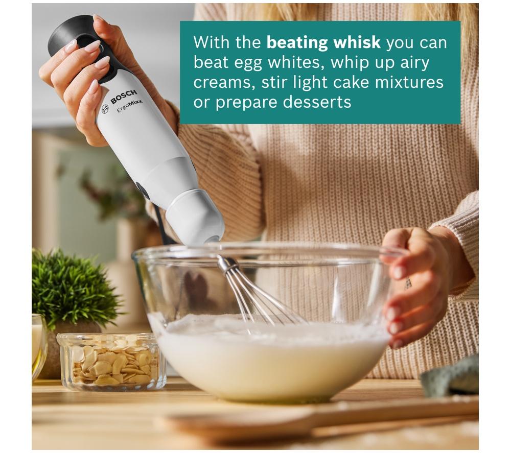 BOSCH ErgoMixx MS6CA4150G Hand Blender - White & Anthracite image number 5 of 12