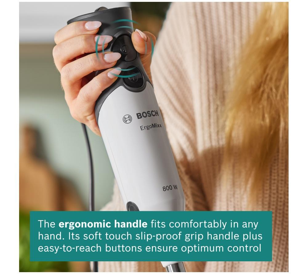 BOSCH ErgoMixx MS6CA4150G Hand Blender - White & Anthracite image number 6 of 12