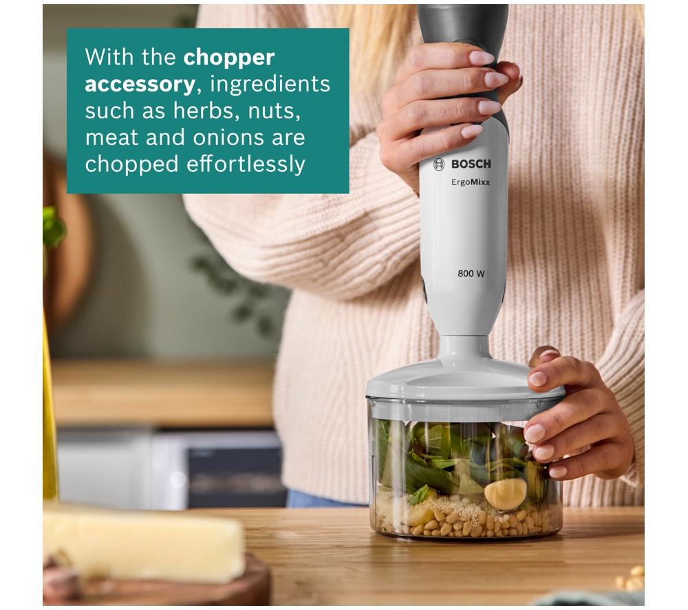 BOSCH ErgoMixx MS6CA4150G Hand Blender - White & Anthracite image number 7 of 12