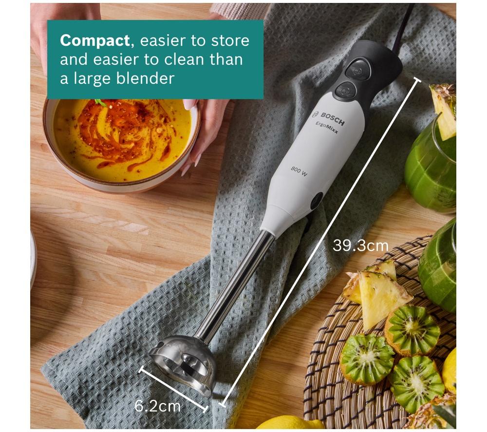 BOSCH ErgoMixx MS6CA4150G Hand Blender - White & Anthracite image number 8 of 12