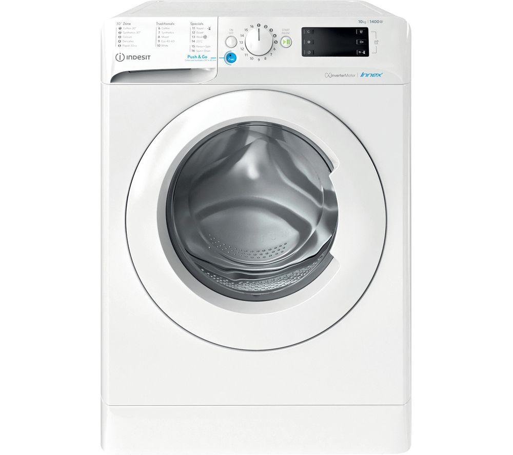 INDESIT BWE 101486X W UK N 10 kg 1400 Spin Washing Machine - White, White