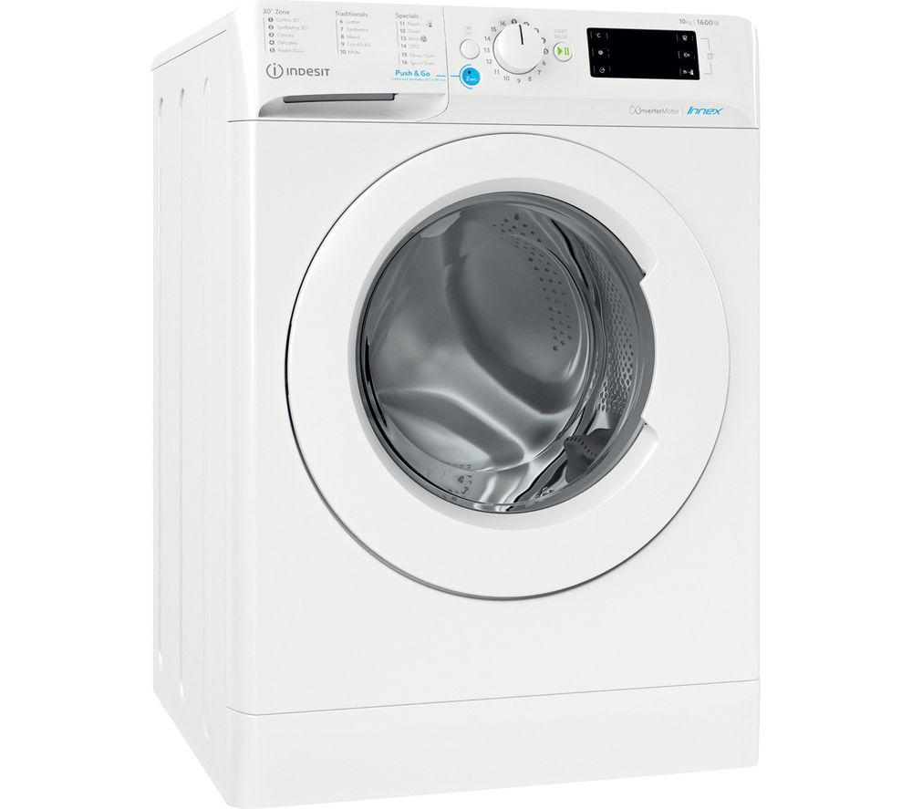 INDESIT BWE 101685X W UK N 10 kg 1600 Spin Washing Machine - White White