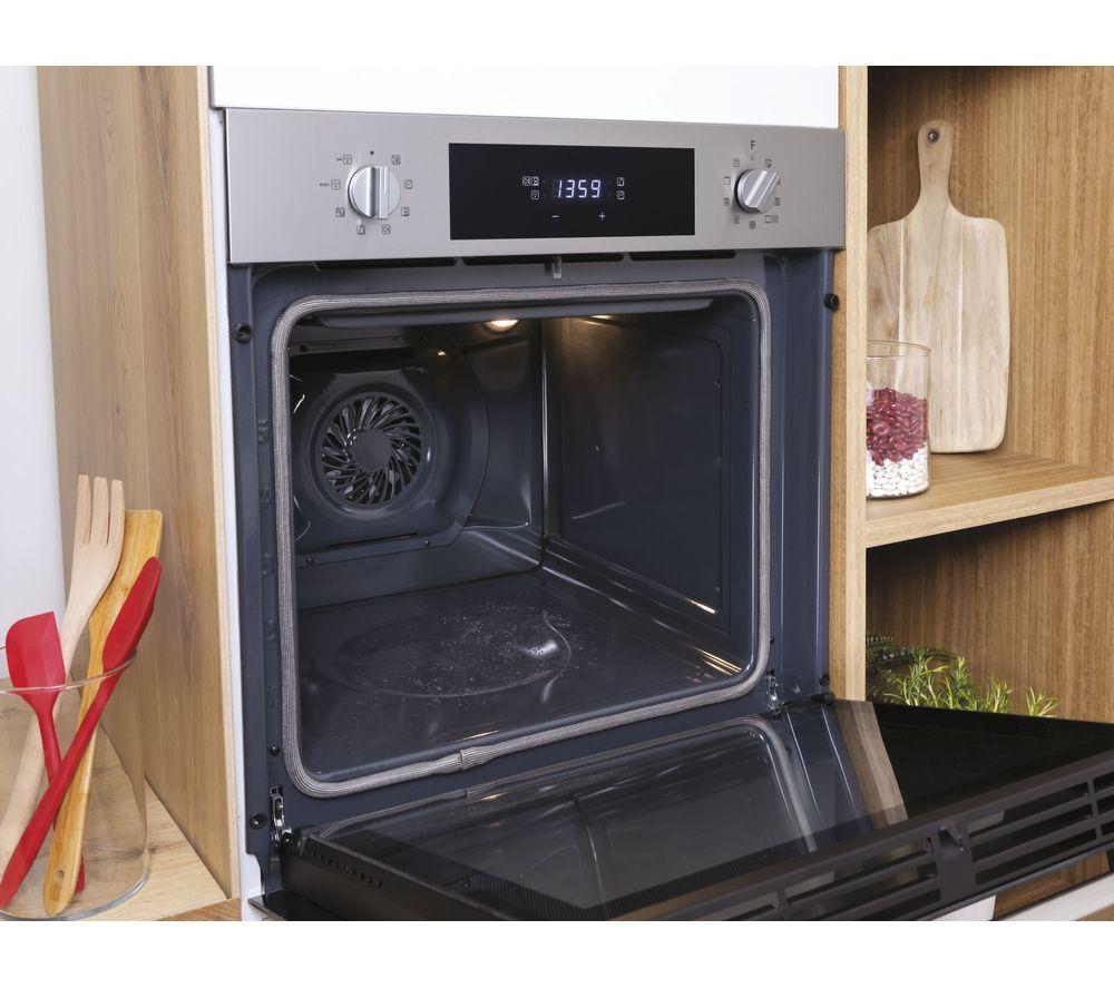 HOOVER HOC3858IN Electric Pyrolytic Oven - Stainless Steel & Black image number 10 of 12
