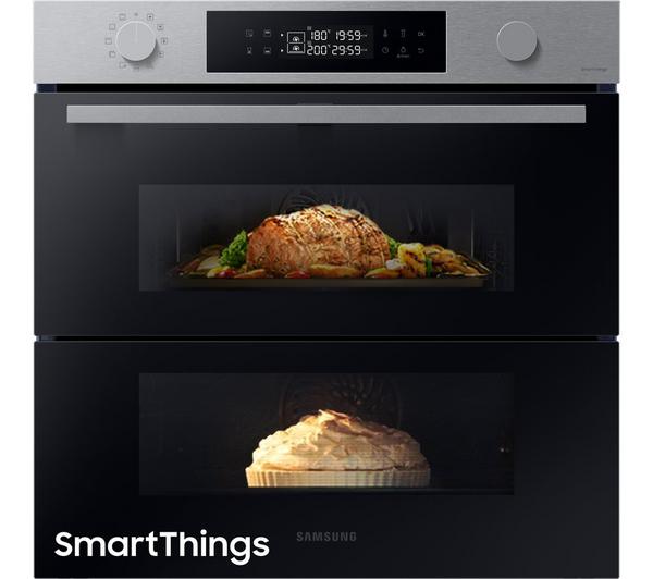 Buy SAMSUNG Series 4 Dual Cook Flex NV7B45305AS/U4 Electric Pyrolytic Smart Oven - Stainless Steel | Currys