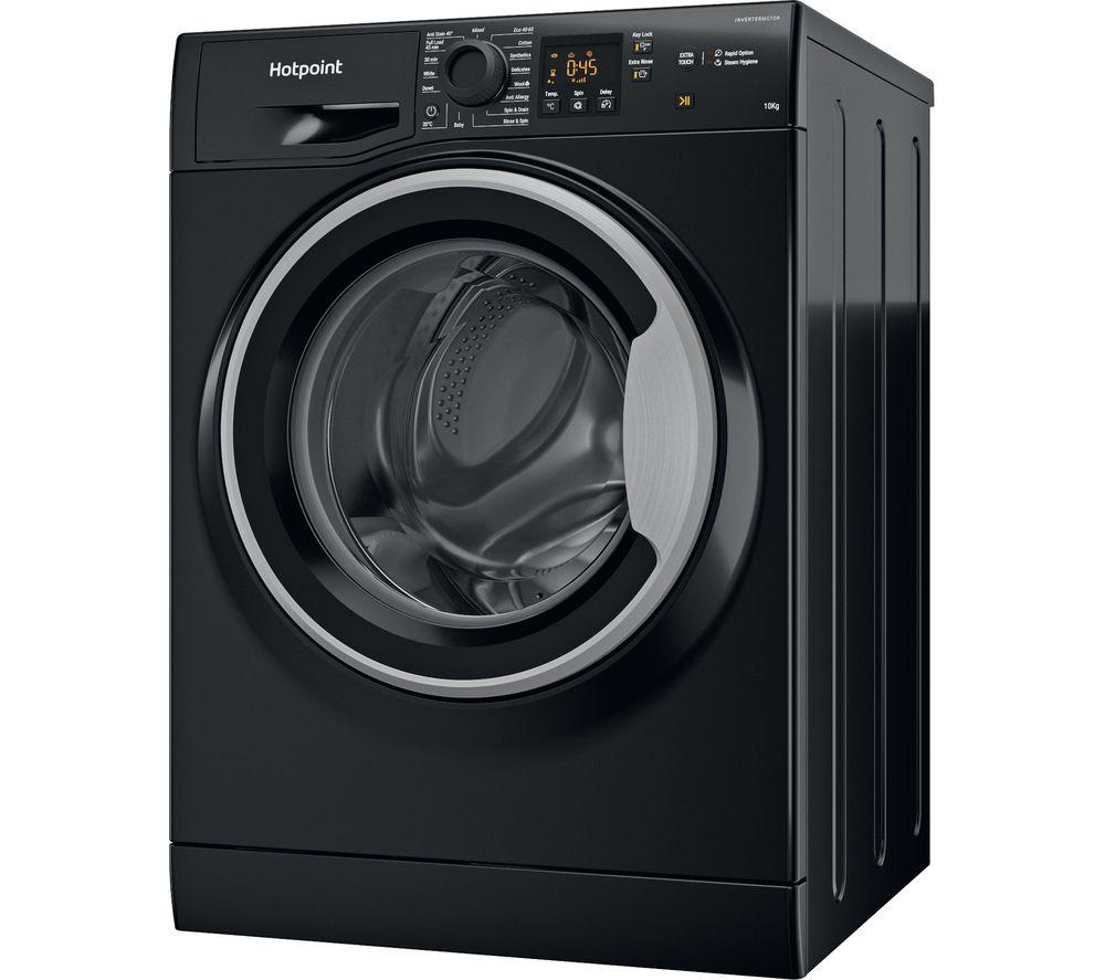 HOTPOINT NSWM 1045C BS UK N 10 kg 1400 Spin Washing Machine - Black Black